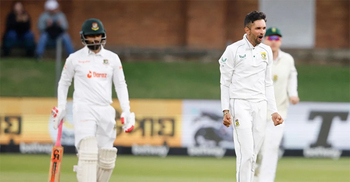 ২৭ রানে ৩ উইকেট খুইয়ে তৃতীয় দিন শেষ বাংলাদেশের