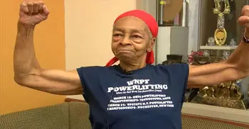 82-year-old female bodybuilder beats up burglar
