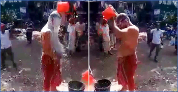 দুধ দিয়ে গোসল করে যুবলীগ ছাড়লেন ছানোয়ার