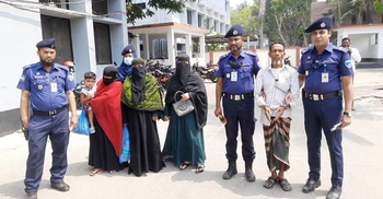 চাঁদপুরে ধর্ষণে অন্তঃসত্ত্বা কিশোরীর গর্ভপাতের অভিযোগে আটক ৪