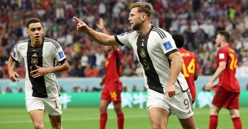 Fuellkrug strikes late to salvage Germany World Cup draw with Spain