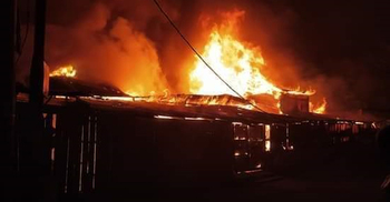 বছরের ব্যবধানে একই দিনে একই সময়ে অগ্নিকাণ্ড!