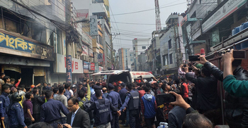 মৌলভীবাজারে জুতার দোকানের আগুনে নিহত ৫