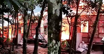 ঘরে আগুন লেগে পুড়ে গেল নগদ দু’লাখ টাকা
