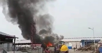 বরগুনায় তাপবিদ্যুৎ কেন্দ্রে আগুন