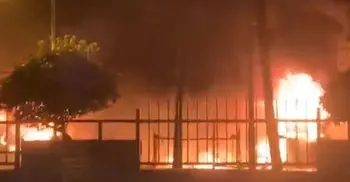 Probe body formed over United Hospital fire