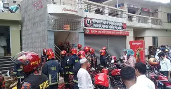 Fire at Motijheel shop brought under control