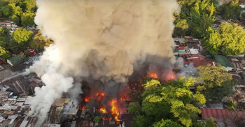 Philippines fire kills 8, including children