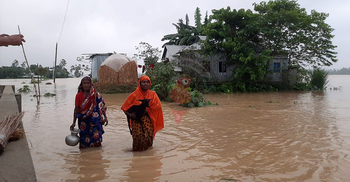 কুড়িগ্রামে বন্যা পরিস্থিতির অবনতি, পানিবন্দি অর্ধলাখ মানুষ