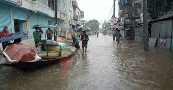 Water levels rise in 58 rivers, fall in 47