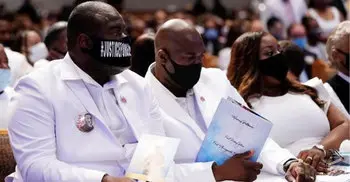George Floyd’s funeral hears calls for racial justice
