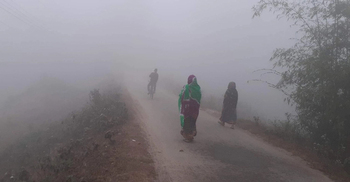 Lowest temperature drops to 7 degrees Celsius at Tetulia