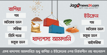 রাশিয়া-ইউক্রেন থেকে বাংলাদেশে আসে যেসব খাদ্যশস্য