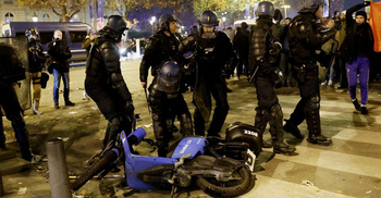 Morocco, France fans clash with police in Paris after World Cup win