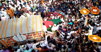 ফজলে রাব্বীকে শ্রদ্ধা জানাতে গ্রামের বাড়িতে মানুষের ঢল