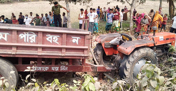 কাভার্ডভ্যানকে সাইড দিতে গিয়ে ট্রলি খাদে, নিহত ২