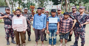 ভারতে প্রবেশকালে ৪ বাংলাদেশি আটক