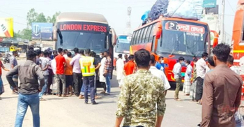 মহাসড়কে যাত্রী নিয়ে চলাচল করায় ৭ বাস জব্দ
