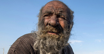 Iranian man who didn’t wash for half a century dies at 94