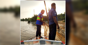 হালদা থেকে ১২ হাজার মিটার জাল জব্দ