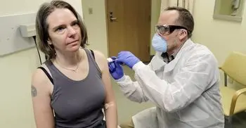 Coronavirus vaccine test opens with 1st doses