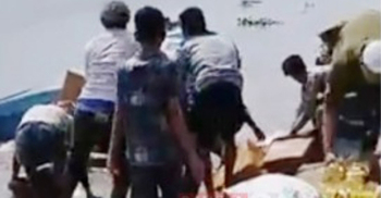 হাওরে ডুবে গেলো টিসিবির পণ্যবাহী নৌকা