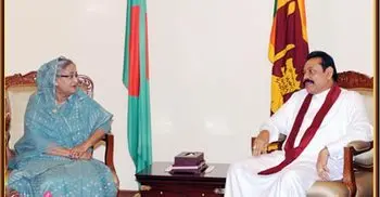 Sheikh Hasina greets Lankan PM on polls victory