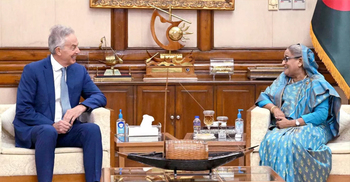 PM Hasina holds meeting with ex-British PM Tony Blair