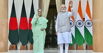 Bilateral talks between Sheikh Hasina, Narendra Modi begins