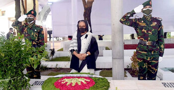 PM pays homage to Bangabandhu on his 46th martyrdom anniversary