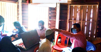 খাগড়াছড়িতে হেলোর উদ্যোগে বিনামূল্যে চক্ষুশিবির