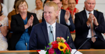 Chris Hipkins sworn in as New Zealand PM
