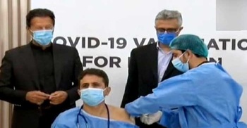 Pakistan's Covid-19 vaccination drive kicked off