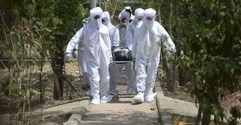 2003 COVID-19 deaths reported in a single day in India
