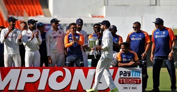 India reach the top of ICC Test rankings