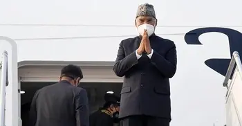 Indian president leaves after 3-day visit