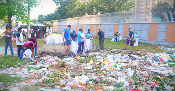 রূপপুর গ্রিন সিটি পরিষ্কার করলেন বিদেশি নাগরিকরা