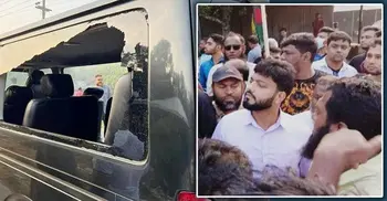 BNP leader Ishraq’s motorcade attacked in Barishal