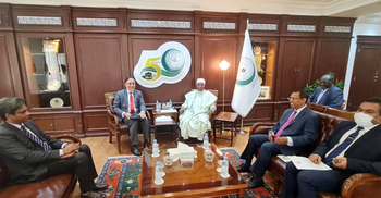 ওআইসি মহাসচিবের সঙ্গে রাষ্ট্রদূত জাবেদ পাটোয়ারীর বৈঠক