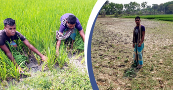 দীঘির দখল নিতে গ্রাম অবরুদ্ধ