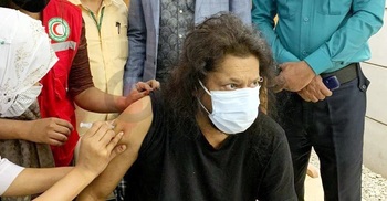 Rockstar James receives Covid vaccine