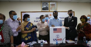 US hands over oxygen, emergency medical supplies to Bangladesh