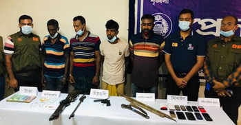 যশোরে ডাকাত দলের চার সদস্য গ্রেফতার