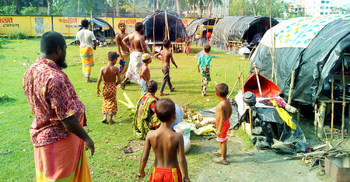 ভাতের চেয়ে কচু বেশি খেয়ে থাকতে হচ্ছে তাদের