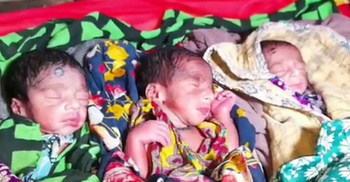 একসঙ্গে তিন সন্তান প্রসব, ভরণপোষণ নিয়ে দুশ্চিন্তায় মা