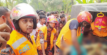 ঝিনাইদহে সড়ক দুর্ঘটনায় প্রাণ গেলো শ্রমিকের