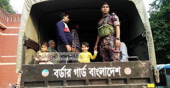 বিএসএফ’র তাড়ায় মা ভারতে, শিশু রাবেয়া বাংলাদেশে