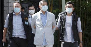 Hong Kong media tycoon Jimmy arrested under security law