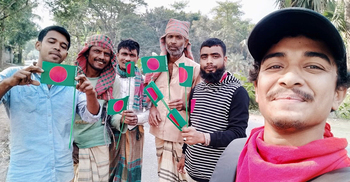 বিজয়ের  সুবর্ণজয়ন্তী: পায়ে হেঁটে ৫০ কিলোমিটার পাড়ি