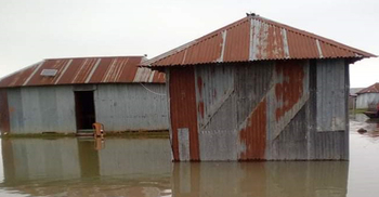 কুড়িগ্রামে শতাধিক পরিবার পানিবন্দি
